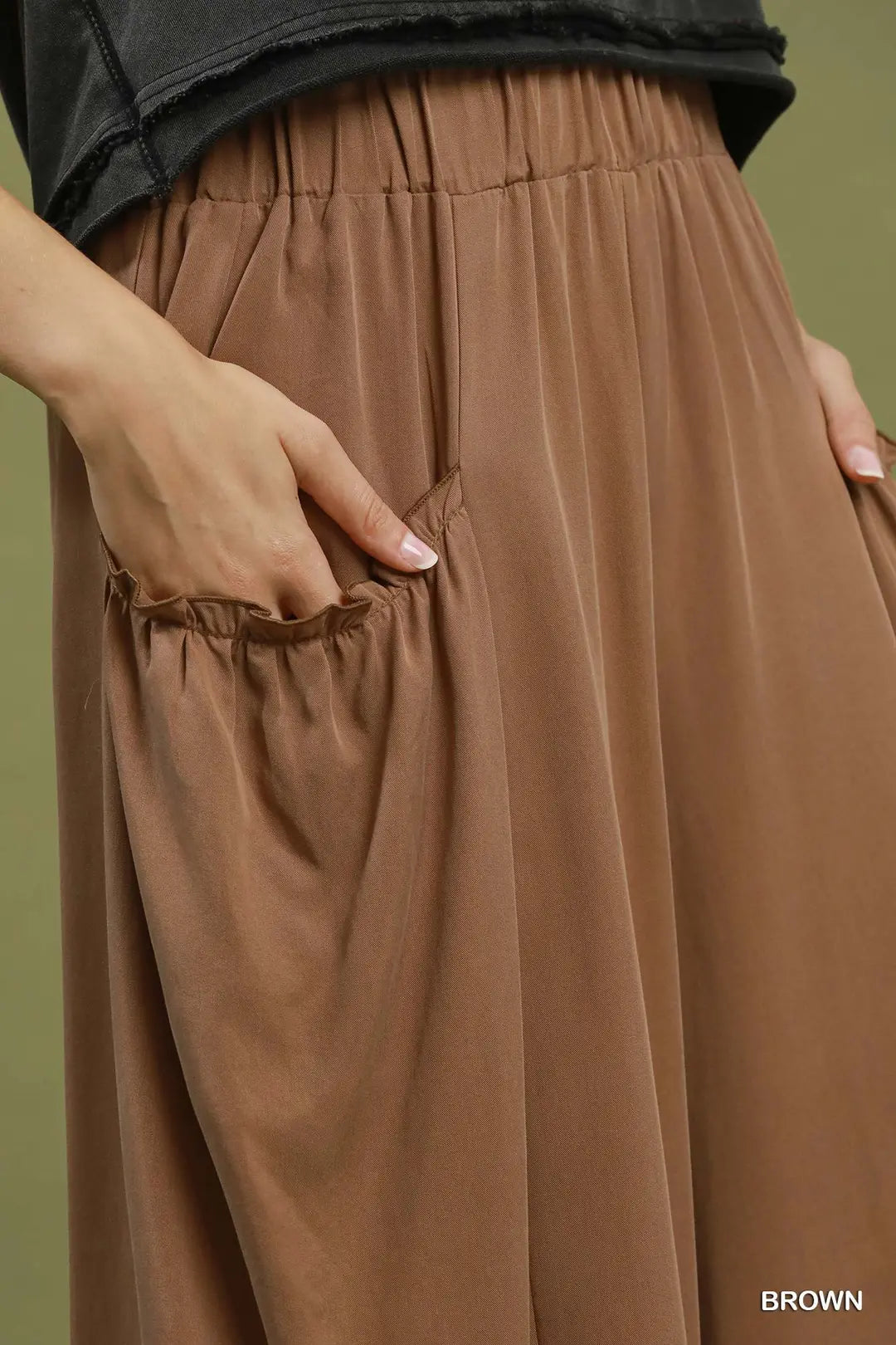 Flowy Wide Leg Pocket Pants
