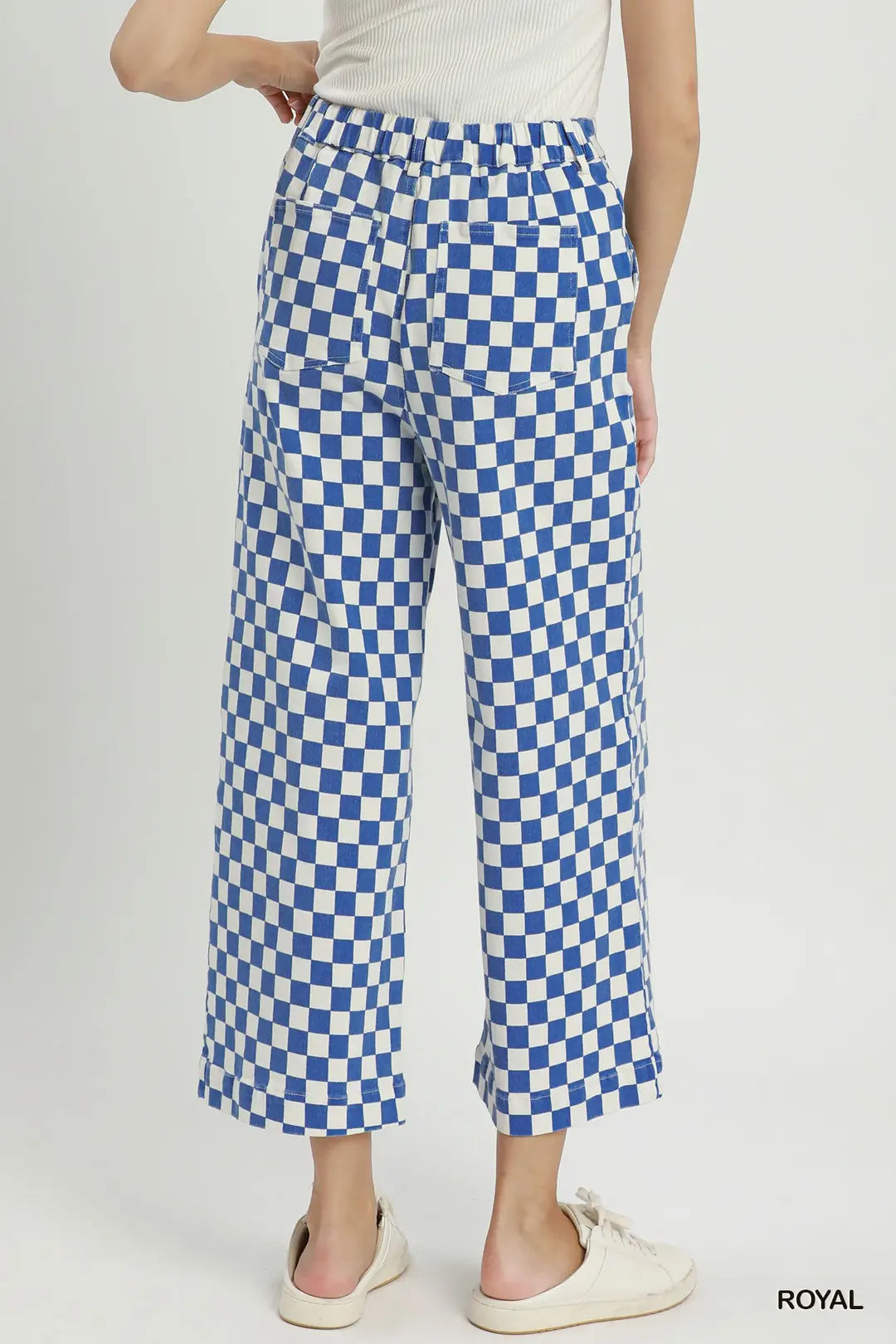 Checker Mineral Wash Pants