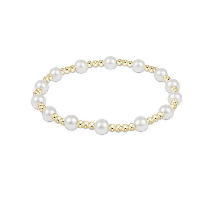 Sincerity Pearl 5mm Bead Bracelet