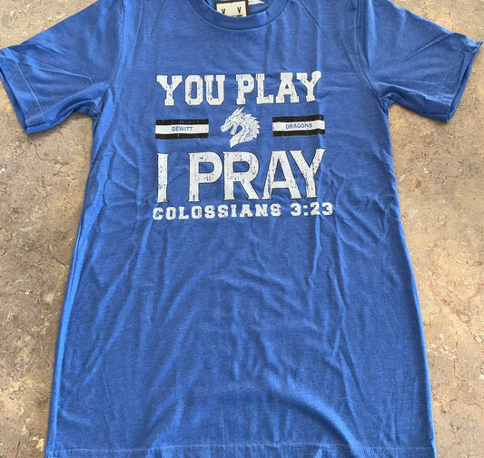 You Play I Pray Dragon Spirit Stripe Tee