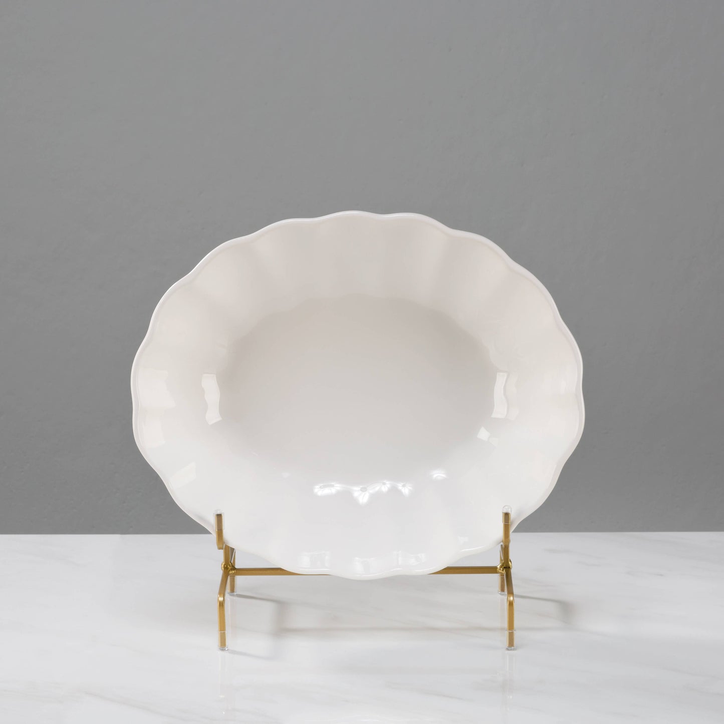 Platter Stand: Gold / Large