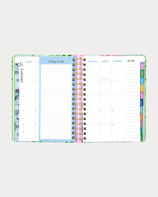 Large 17 Month Agenda, Mint Condition Burst Of Joy