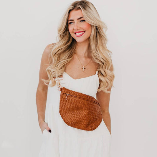 Westlyn Woven Bum: Brown
