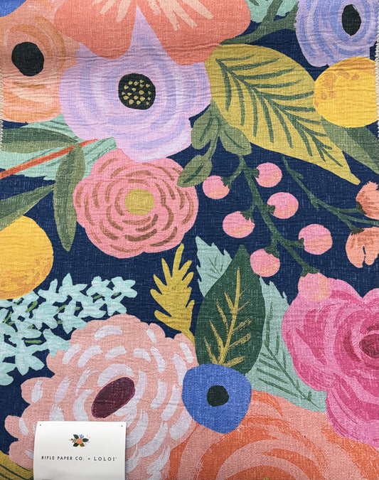 Rifle Paper Co. x Loloi Terrace Floral Black