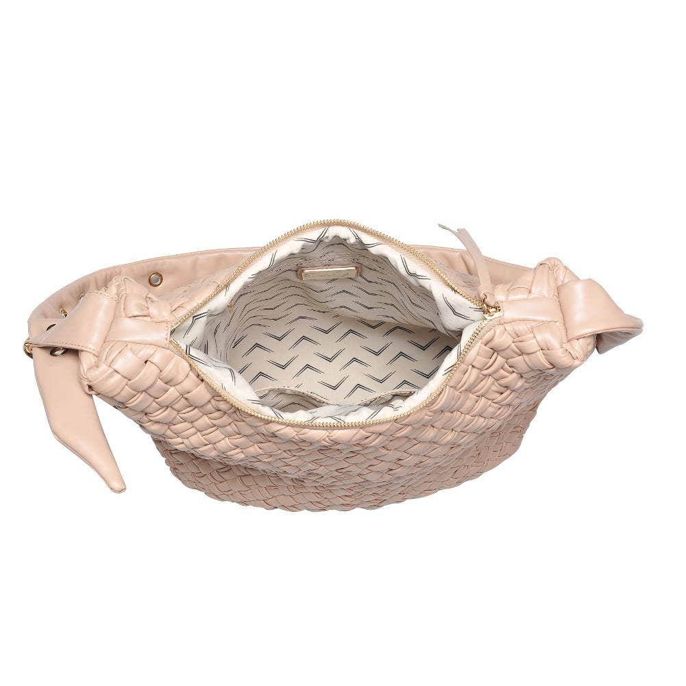 Classica Woven Crossbody: Oatmilk