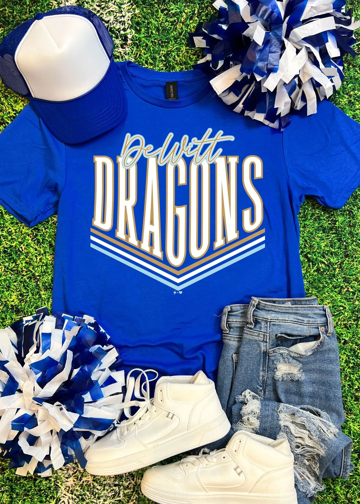 Dewitt Dragon Varisty Tee