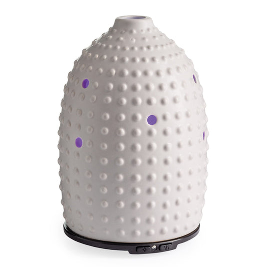 Essential Oil Diffuser in Gray Hobnail