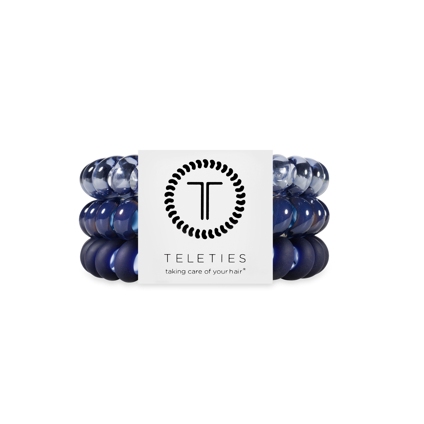 Spiral Hair Coils | Large | Nightfall Navy Hair Ties