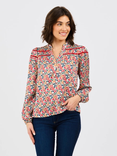 Gianna Top Orchard Path Sand