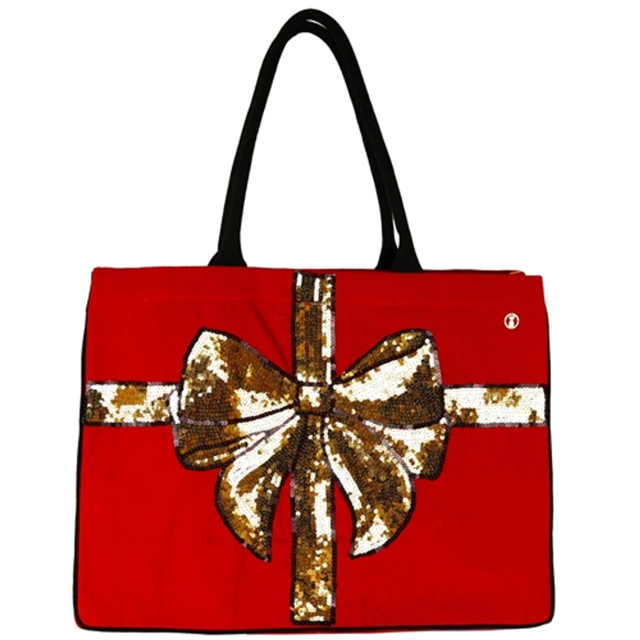 Sequin Bow Tote