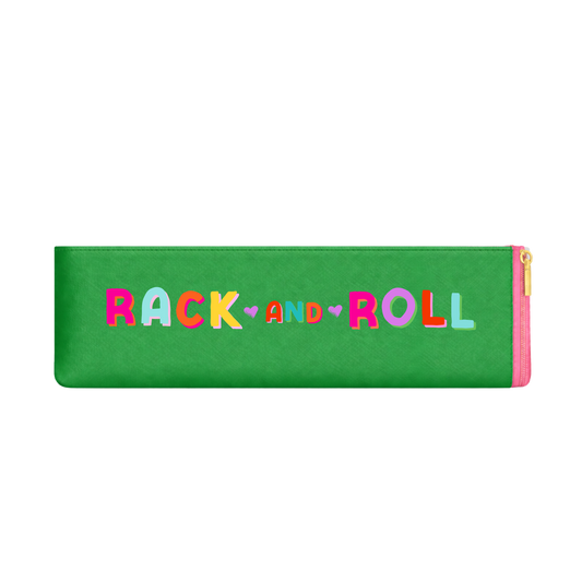Mahjong Rack Storage Bag Mahjong Gift Leather | Green