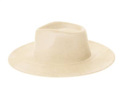 Vegan Suede Rancher Hat Stone