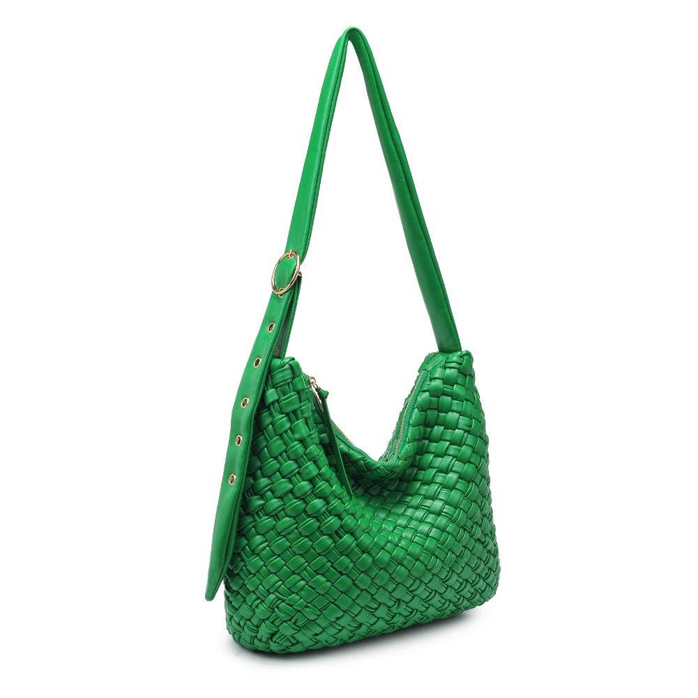 Classica Woven Crossbody: Oatmilk