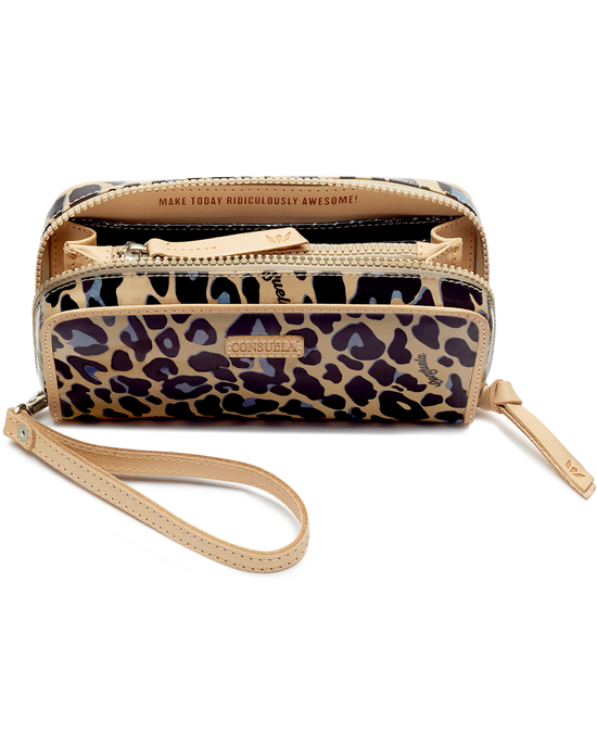 Wristlet Wallet in Blue Jag