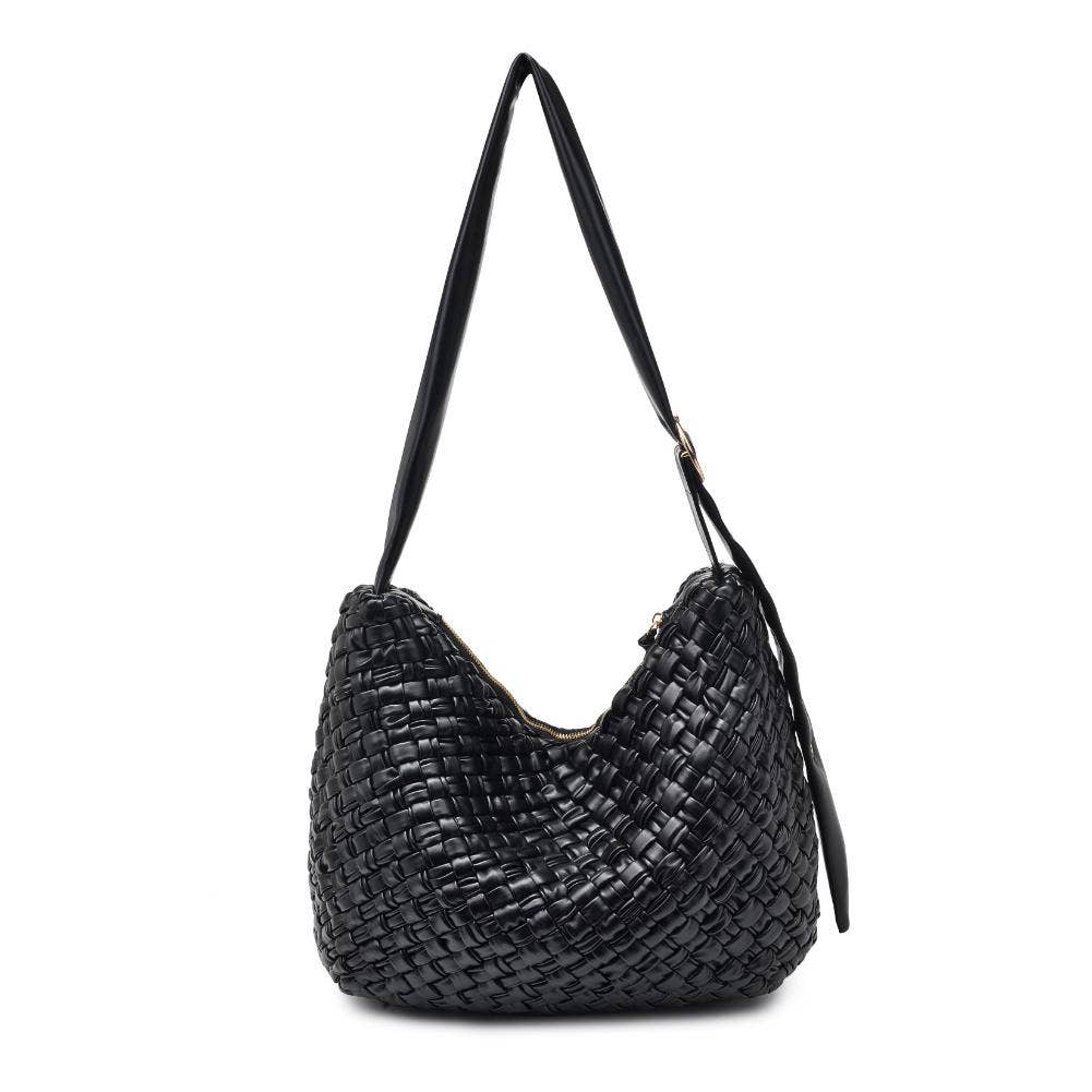 Classica Woven Crossbody: Oatmilk