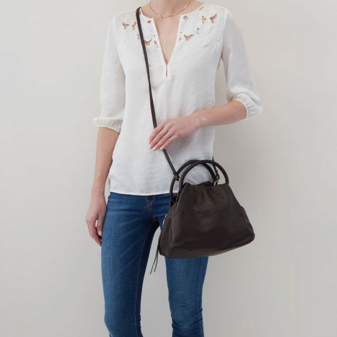 Darling Small Satchel in Black