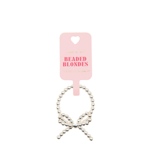 Silver Bow Ring: 7/8