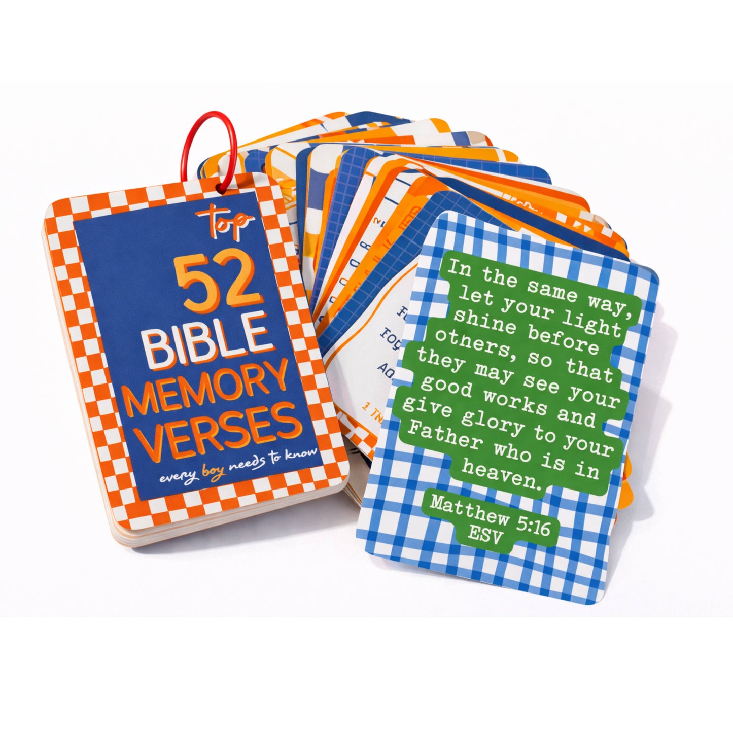 Kids Bible Memory Cards Girl