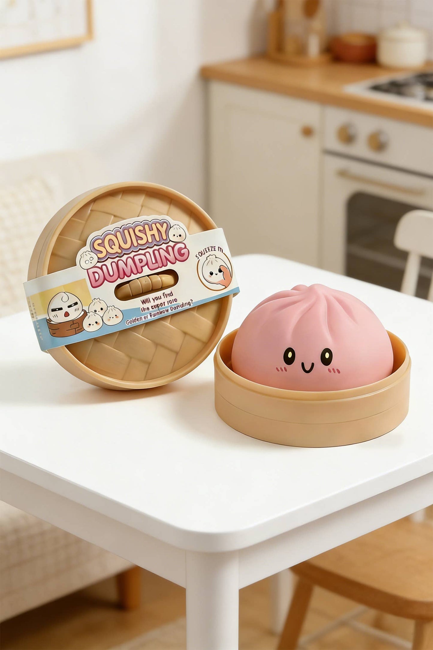 Suprise Squishy Dumplin' Toy: Gold Case