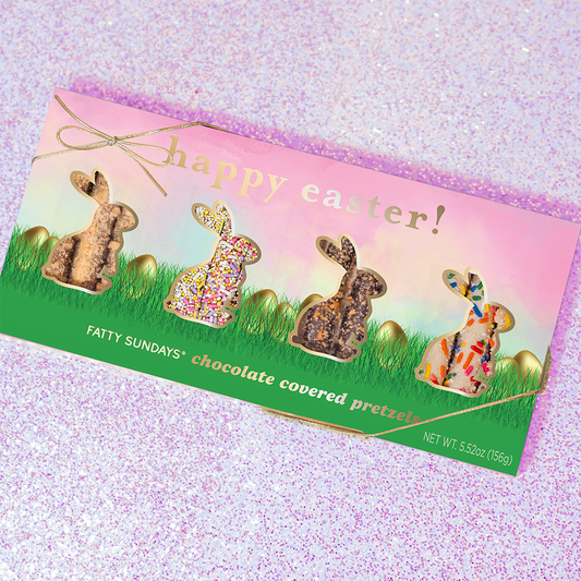 Happy Easter Gourmet Chocolate Covered Pretzel Gift Set