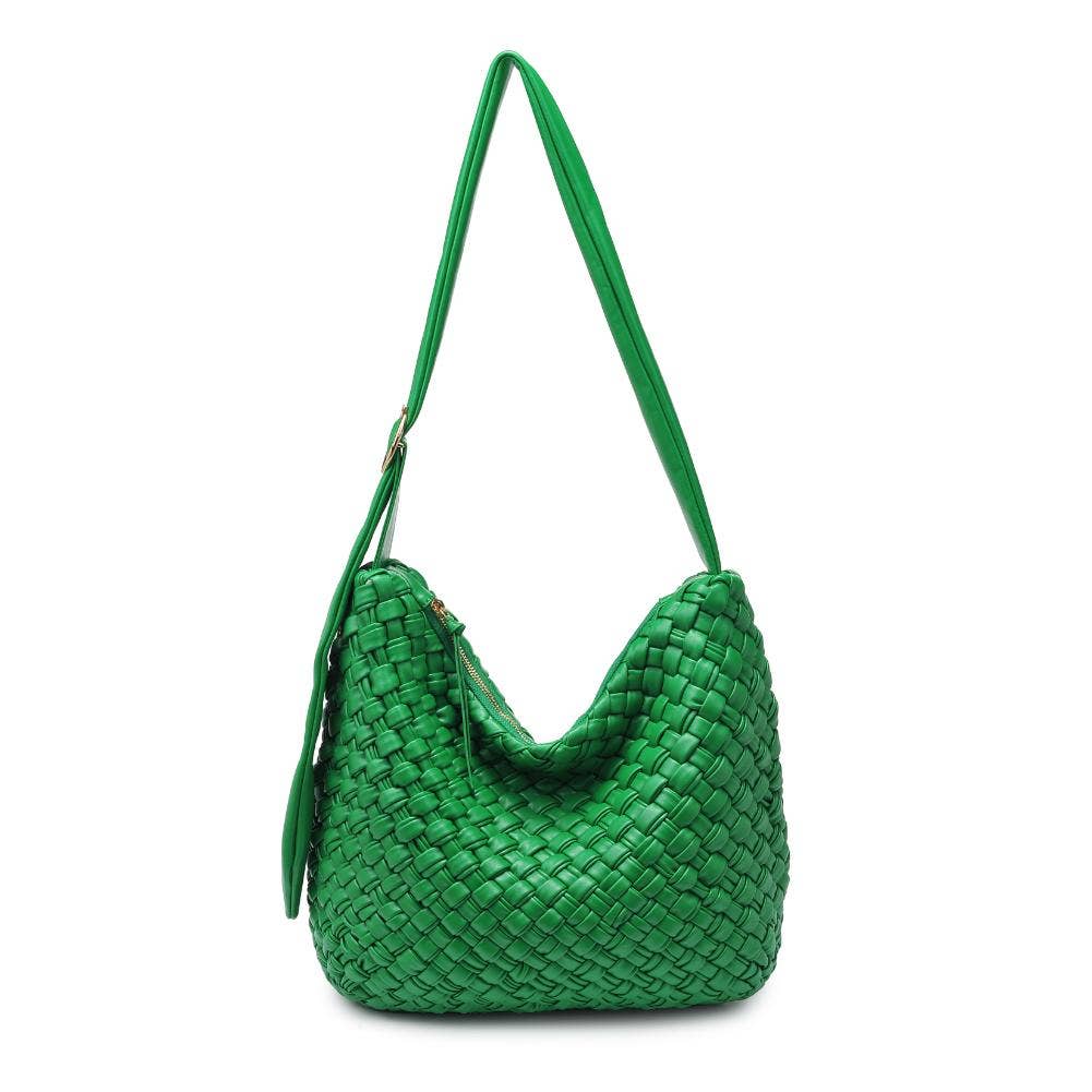 Classica Woven Crossbody: Oatmilk