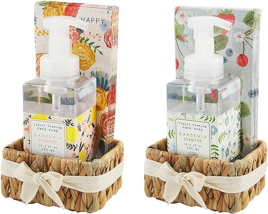 Gardenia Scented Soap and Napkin Set