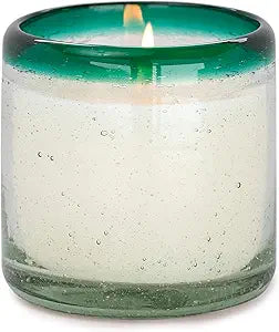 La Playa 9oz Green Rim Cactus Flower Bamboo