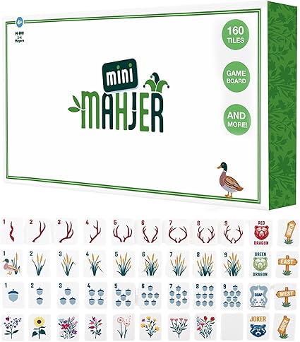 Mini Mahjer Complete Game - Woodlands Edition