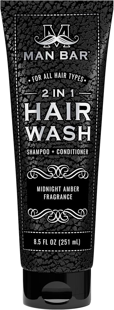 Man Bar 2 in 1 Hair Wash Midnight Amber