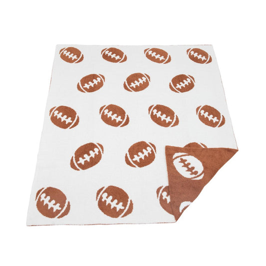 Football Chenille Blanket