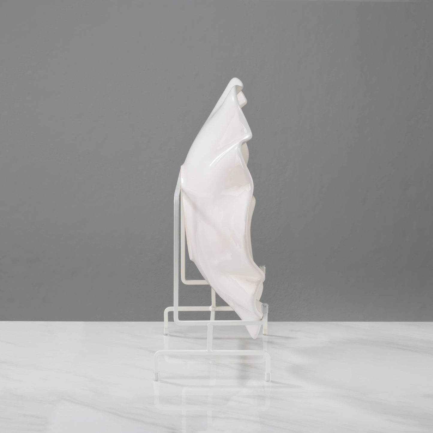 Platter Stand: White / Large