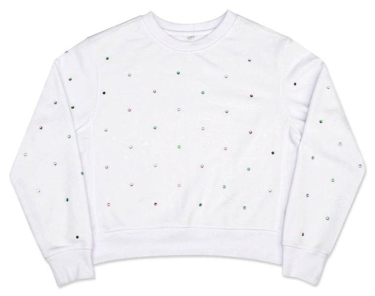 Girls Bejeweled Sweatshirt
