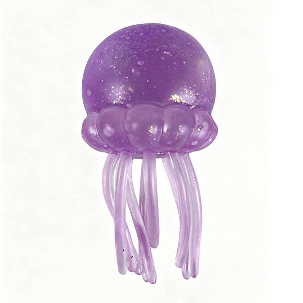 SugarSqueez Squishies® Maltose Jellyfish Glitter Fidget Stress Ball