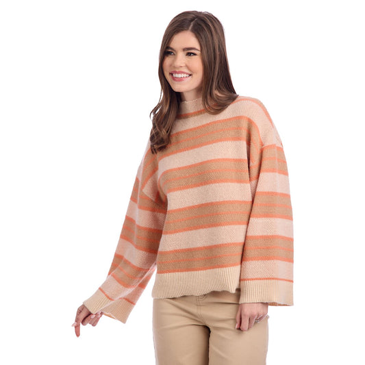 Quinnie Turtleneck Sweater Orange