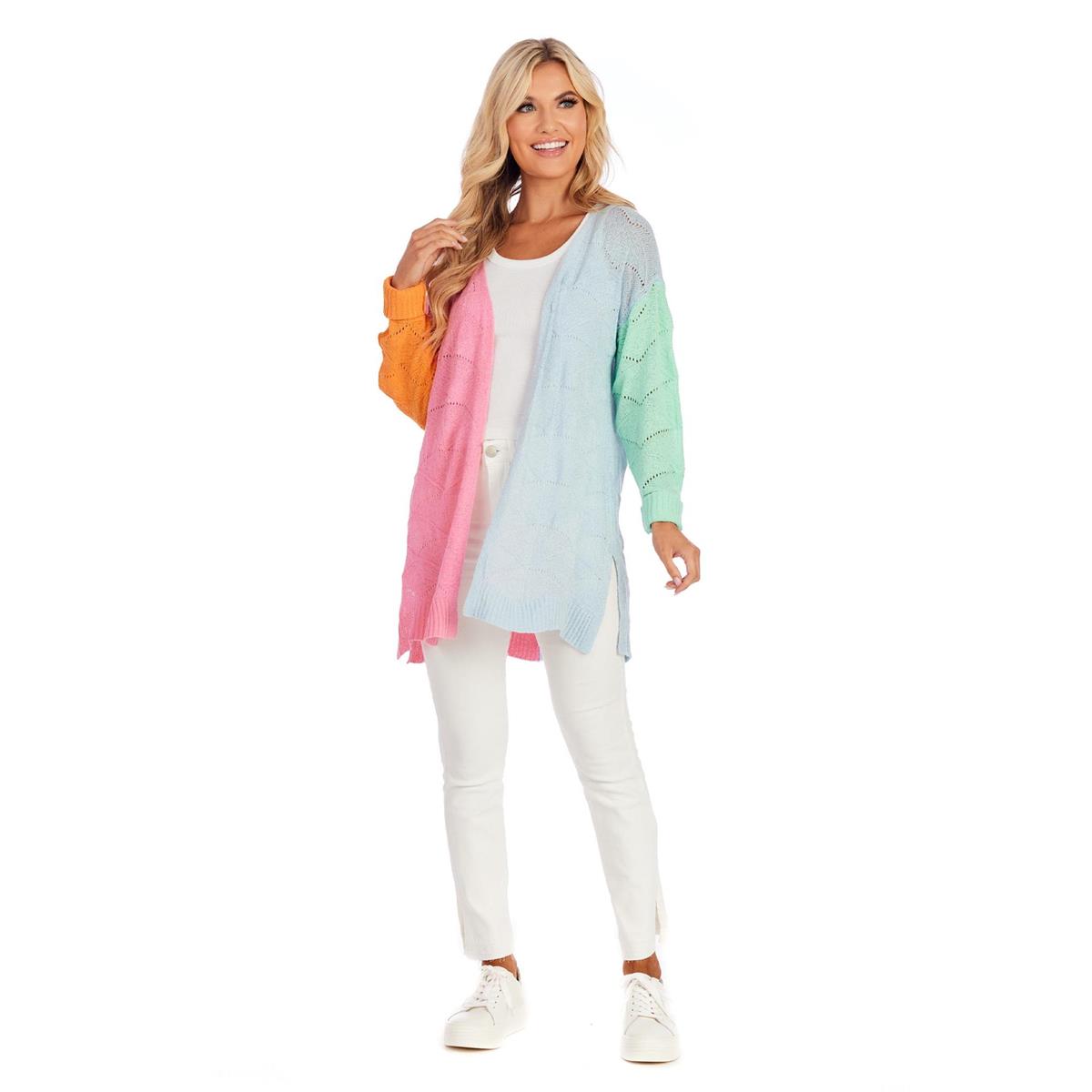 Parker Color Block Cardigan