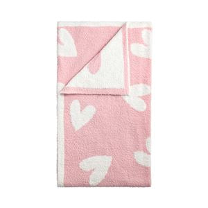 Heart Chenille Blanket