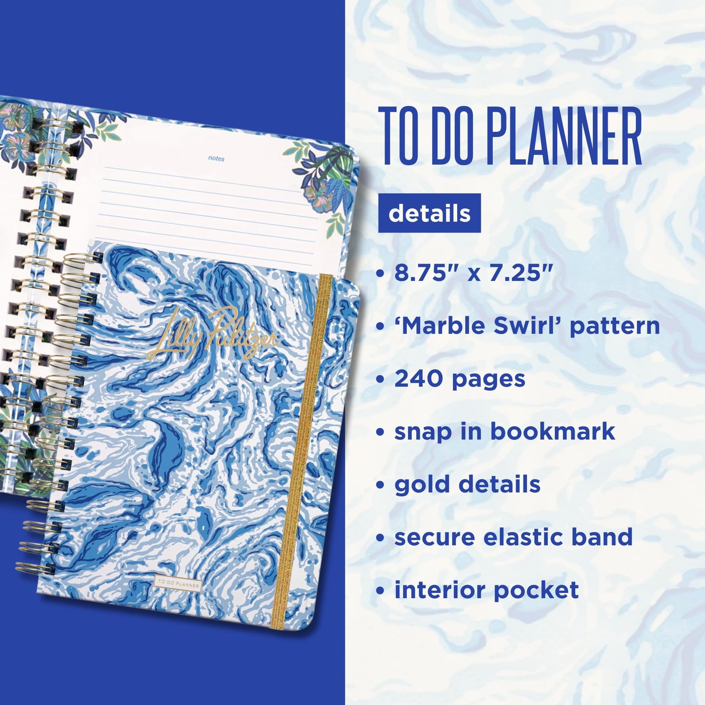 To-Do Planner in Marble Swirl