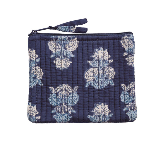 Cornflower Navy Block Print Small Case