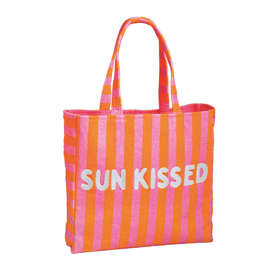 Pink Terry Cloth Tote