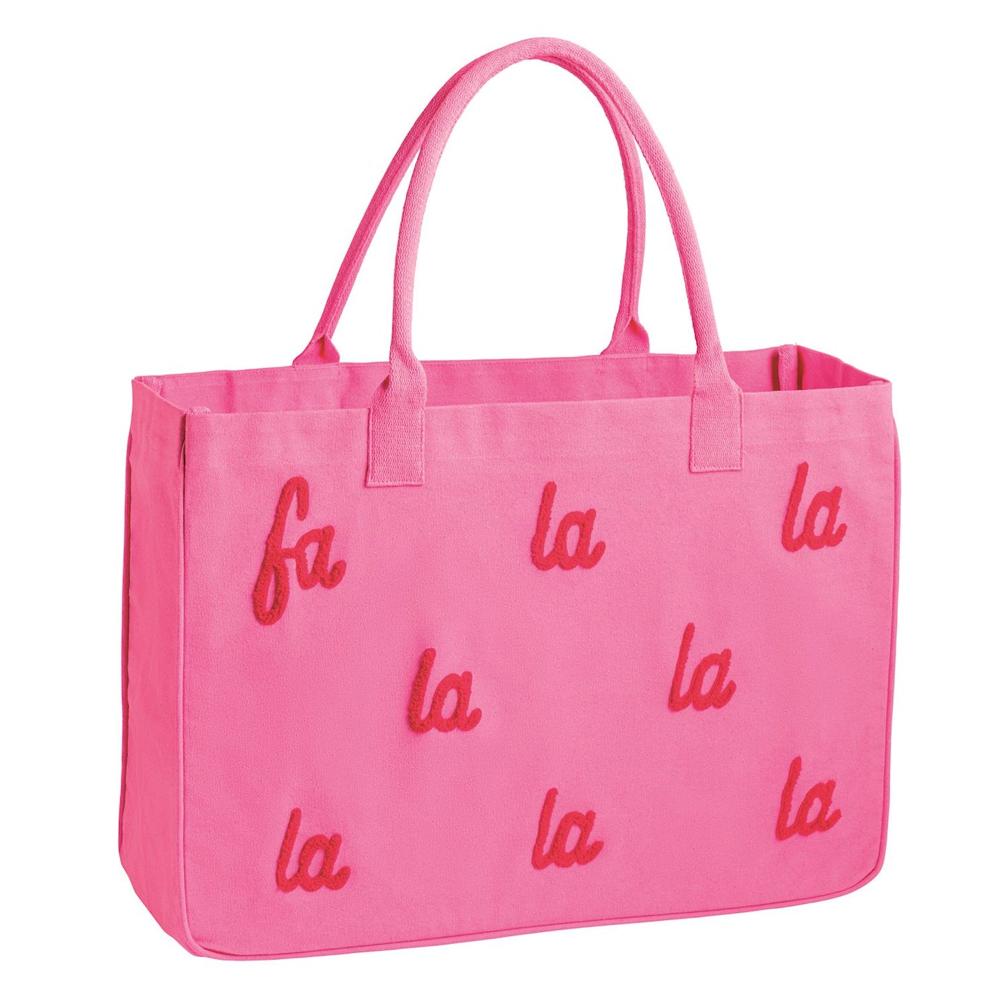 Pink Holiday Bouclé Tote