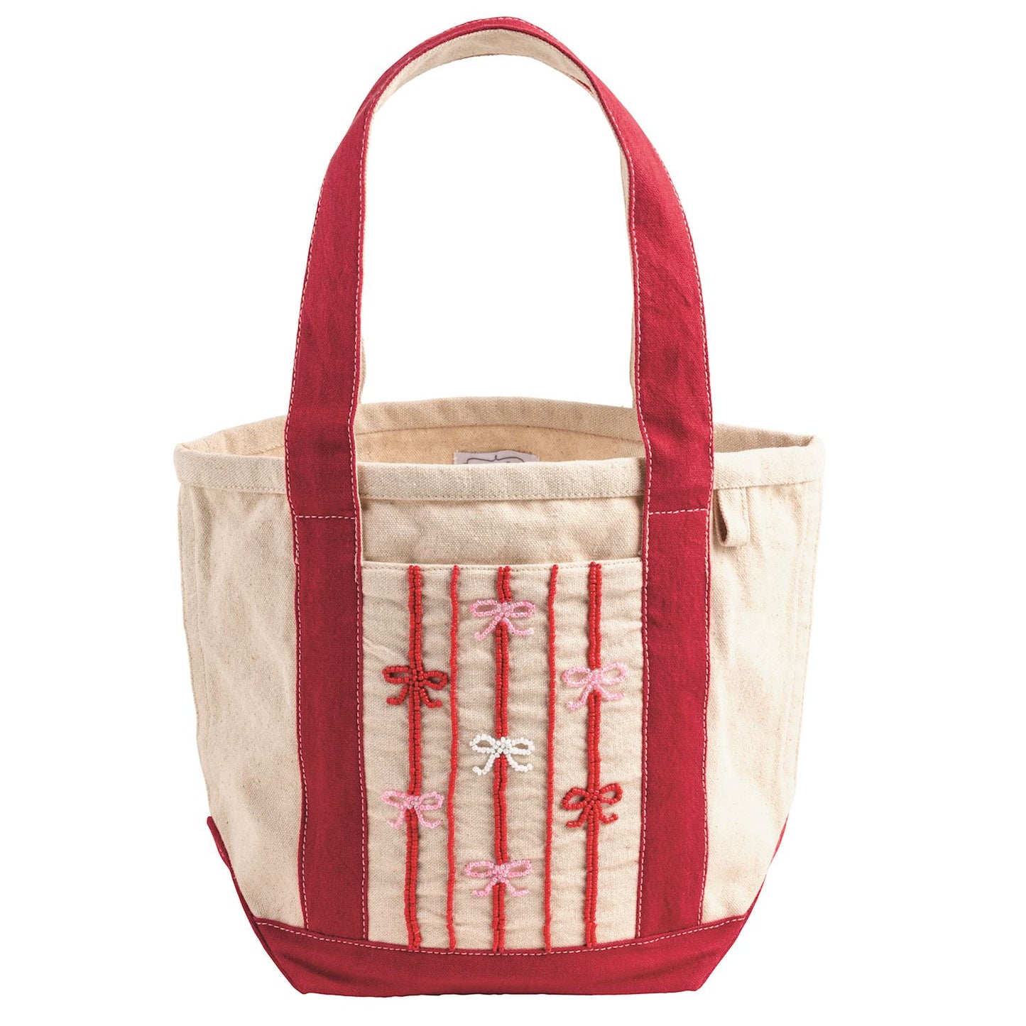 Red Valentine's Beaded Mini Tote