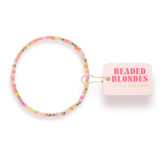 Buttercup Sprinkle Bracelet: Standard 6.75 Inch
