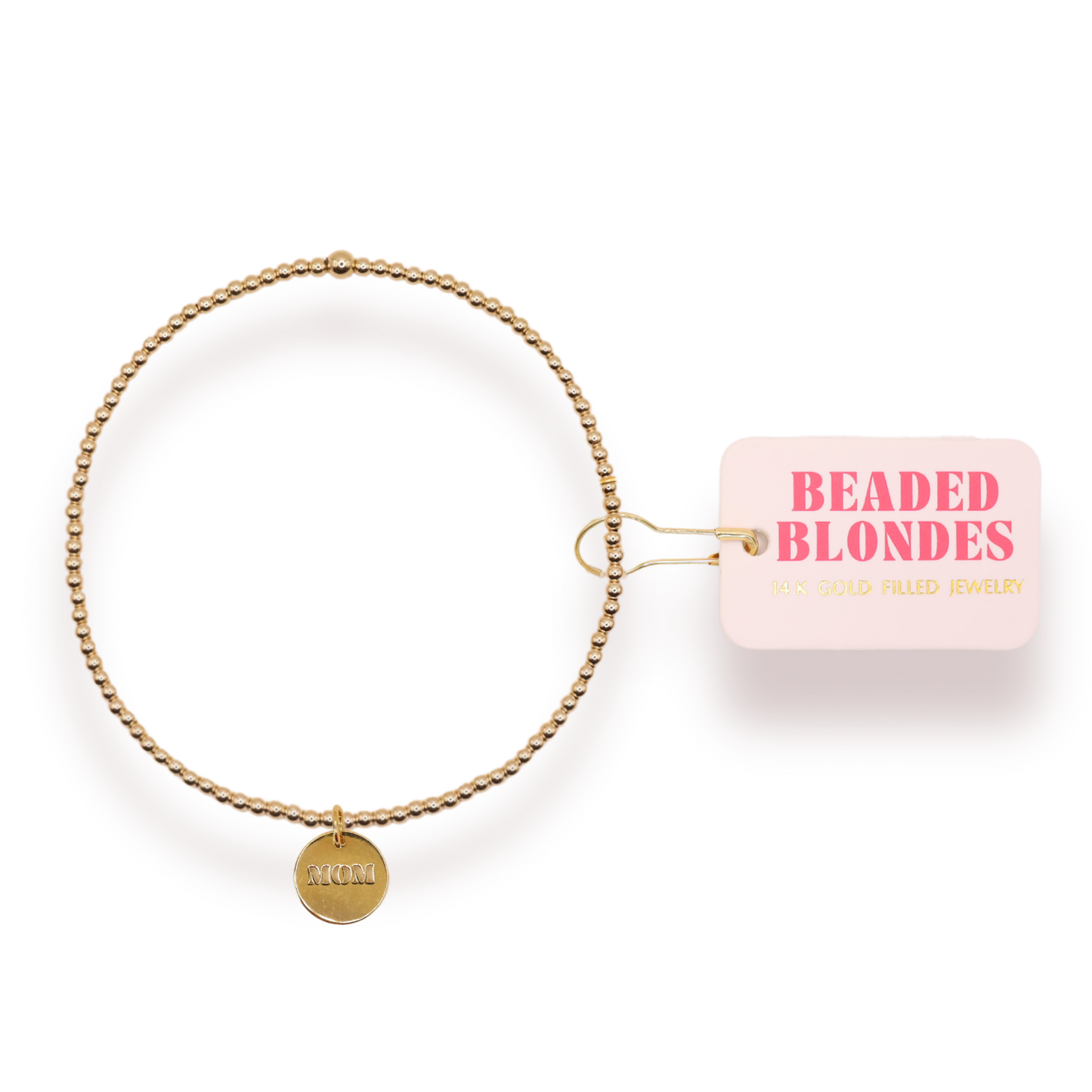 Mom Charm Bracelet: Extended 7.25 inch