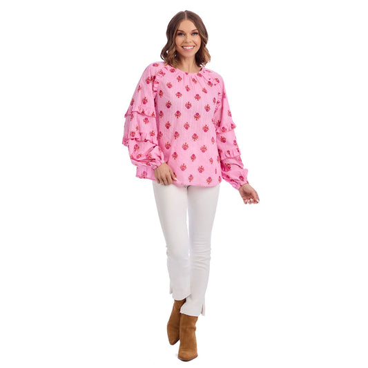 Pink Trenton Printed Top