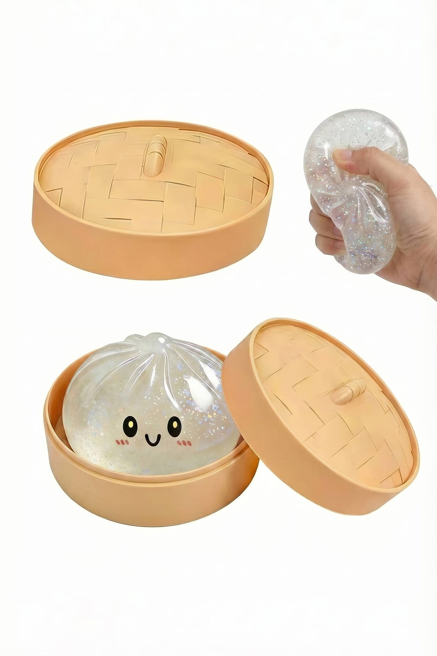 Suprise Squishy Dumplin' Toy: Gold Case