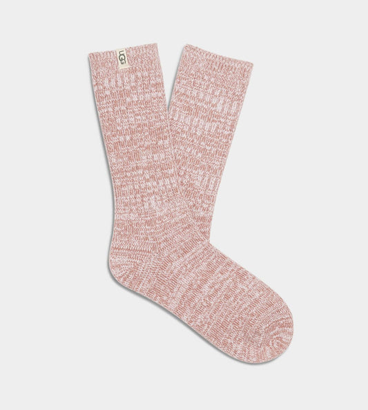 UGG W Rib Knit Slouchy Crew Dusk