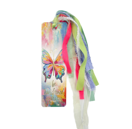 Be Transformed Butterfly Tassel Bible Bookmark
