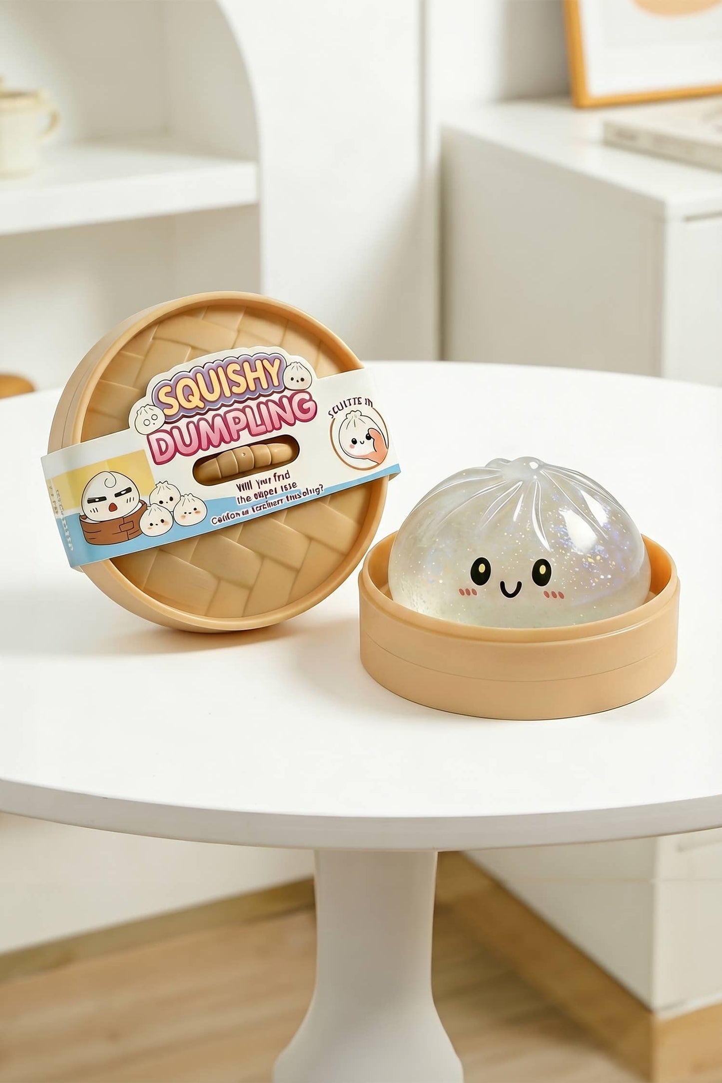 Suprise Squishy Dumplin' Toy: Gold Case