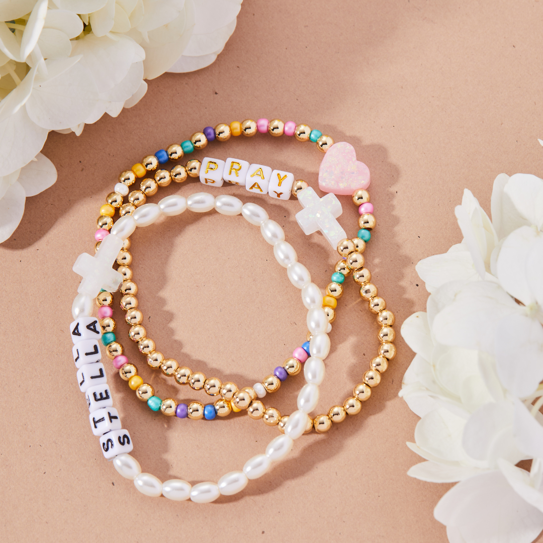 HOLY WATER UNCONDITIONAL LOVE BRACELET IN GOLD OMBRE