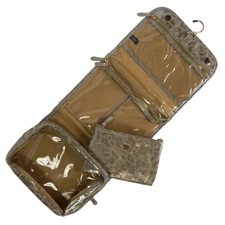 Getaway Toiletry Case Glimmer Leopard